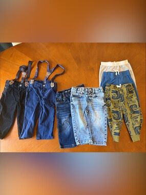 Carter's Mixed Blue & Olive Kids Bottoms Bundle